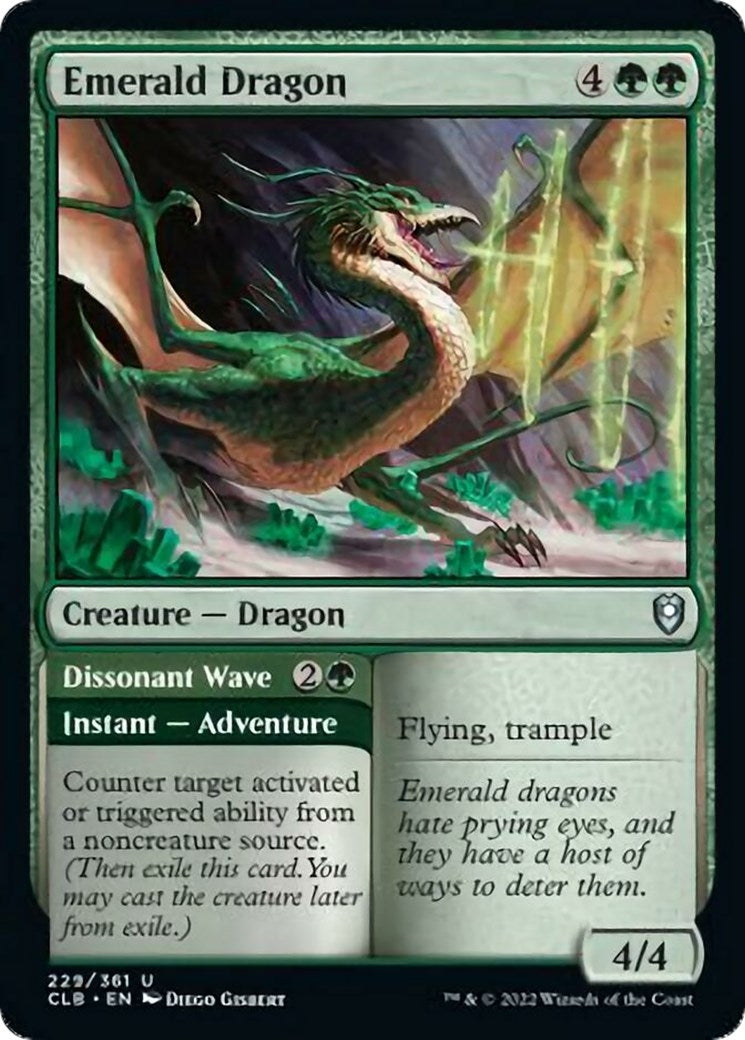 Image for Emerald Dragon (229) [Commander Legends: Battle for Baldur's Gate] - Magic: The Gathering