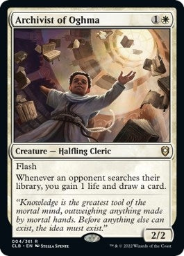 Image for Archivist of Oghma (4) [Commander Legends: Battle for Baldur's Gate] - Magic: The Gathering
