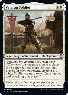 Image for Veteran Soldier (48) [Commander Legends: Battle for Baldur's Gate] - Magic: The Gathering