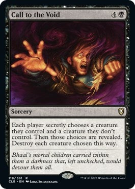 Image for Call to the Void (118) [Commander Legends: Battle for Baldur's Gate] - Magic: The Gathering