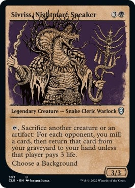 Image for Sivriss, Nightmare Speaker (Showcase) (393) [Commander Legends: Battle for Baldur's Gate] - Magic: The Gathering