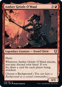 Image for Amber Gristle O'Maul (159) [Commander Legends: Battle for Baldur's Gate] - Magic: The Gathering