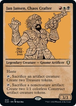 Image for Jan Jansen, Chaos Crafter (Showcase) (424) [Commander Legends: Battle for Baldur's Gate] - Magic: The Gathering