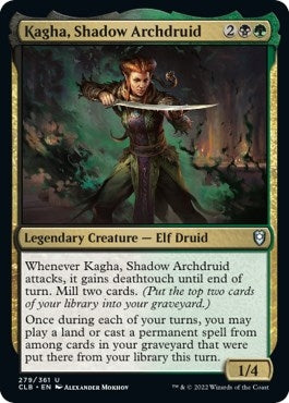 Image for Kagha, Shadow Archdruid (279) [Commander Legends: Battle for Baldur's Gate] - Magic: The Gathering