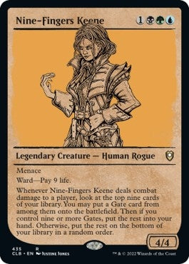Image for Nine-Fingers Keene (Showcase) (435) [Commander Legends: Battle for Baldur's Gate] - Magic: The Gathering