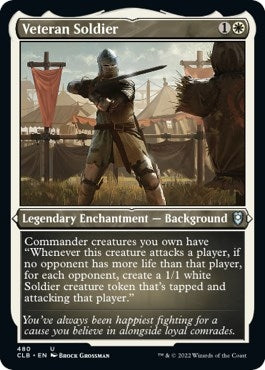 Image for Veteran Soldier (Foil Etched) (480) [Commander Legends: Battle for Baldur's Gate] - Magic: The Gathering