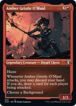 Image for Amber Gristle O'Maul (Foil Etched) (502) [Commander Legends: Battle for Baldur's Gate] - Magic: The Gathering