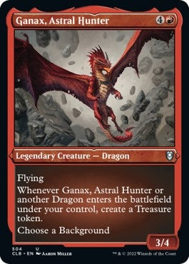 Image for Ganax, Astral Hunter (Foil Etched) (504) [Commander Legends: Battle for Baldur's Gate] - Magic: The Gathering