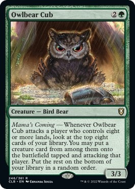 Image for Owlbear Cub (246) [Commander Legends: Battle for Baldur's Gate] - Magic: The Gathering