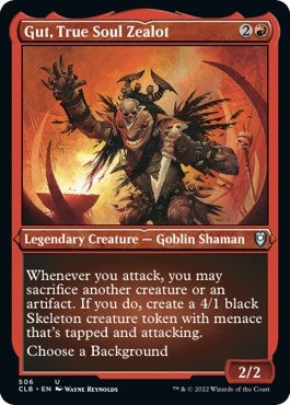 Image for Gut, True Soul Zealot (Foil Etched) (506) [Commander Legends: Battle for Baldur's Gate] - Magic: The Gathering