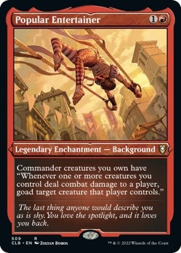 Image for Popular Entertainer (Foil Etched) (509) [Commander Legends: Battle for Baldur's Gate] - Magic: The Gathering
