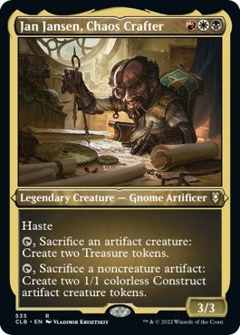 Image for Jan Jansen, Chaos Crafter (Foil Etched) (535) [Commander Legends: Battle for Baldur's Gate] - Magic: The Gathering