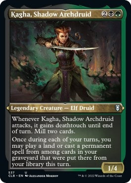 Image for Kagha, Shadow Archdruid (Foil Etched) (537) [Commander Legends: Battle for Baldur's Gate] - Magic: The Gathering