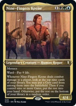 Image for Nine-Fingers Keene (Foil Etched) (546) [Commander Legends: Battle for Baldur's Gate] - Magic: The Gathering