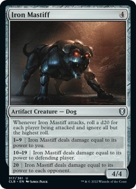 Image for Iron Mastiff (317) [Commander Legends: Battle for Baldur's Gate] - Magic: The Gathering