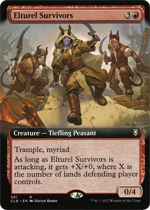 Image for Elturel Survivors (Extended Art) (581) [Commander Legends: Battle for Baldur's Gate] - Magic: The Gathering