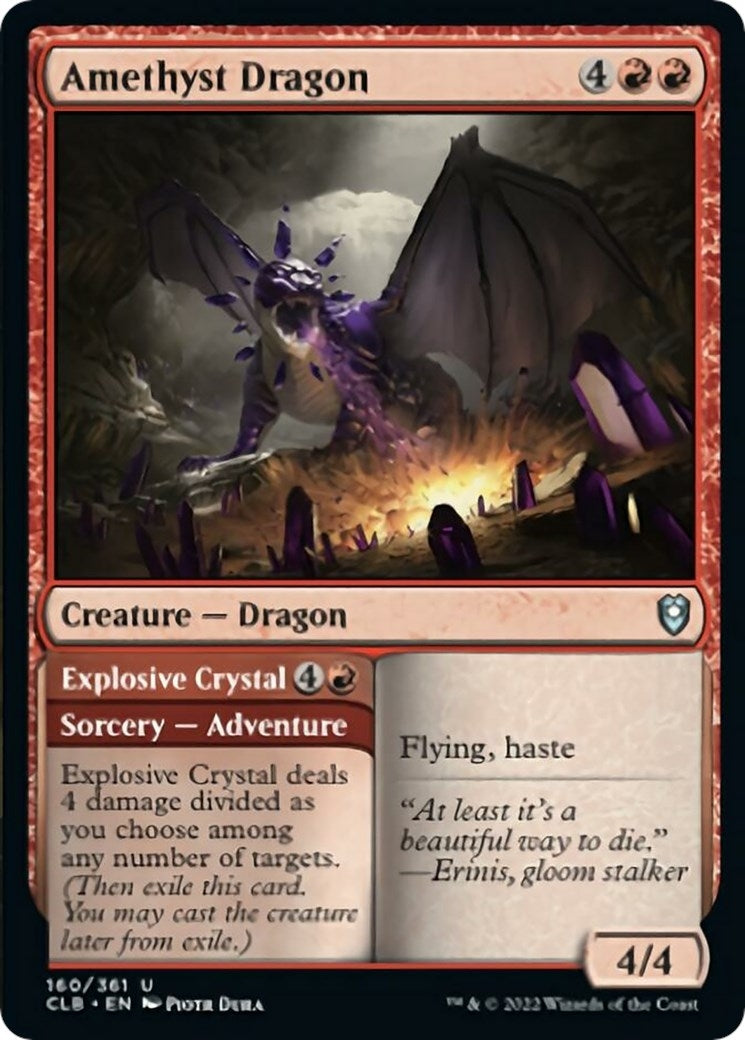 Image for Amethyst Dragon (160) [Commander Legends: Battle for Baldur's Gate] - Magic: The Gathering