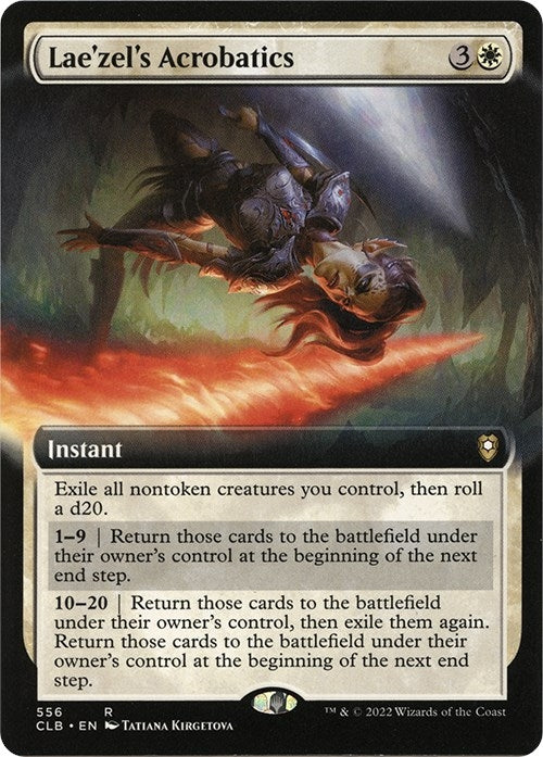 Image for Lae'zel's Acrobatics (Extended Art) (556) [Commander Legends: Battle for Baldur's Gate] - Magic: The Gathering