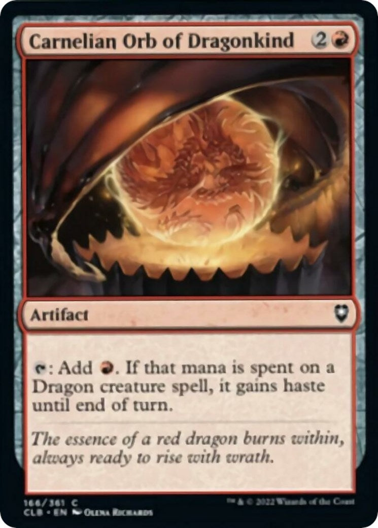 Image for Carnelian Orb of Dragonkind (166) [Commander Legends: Battle for Baldur's Gate] - Magic: The Gathering