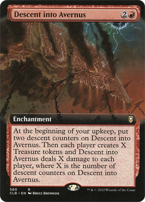 Image for Descent into Avernus (Extended Art) (580) [Commander Legends: Battle for Baldur's Gate] - Magic: The Gathering