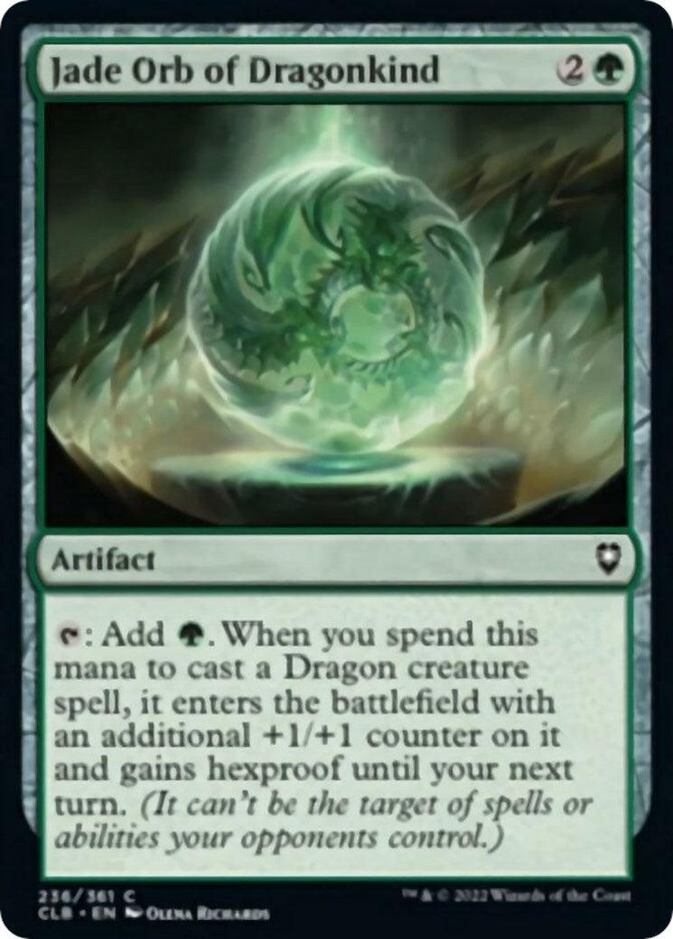 Image for Jade Orb of Dragonkind (236) [Commander Legends: Battle for Baldur's Gate] - Magic: The Gathering
