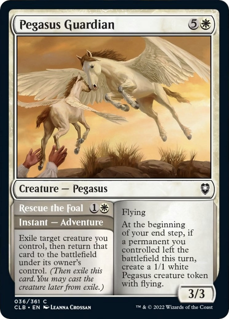 Image for Pegasus Guardian (36) [Commander Legends: Battle for Baldur's Gate] - Magic: The Gathering