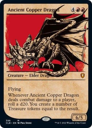 Image for Ancient Copper Dragon (Showcase) (396) [Commander Legends: Battle for Baldur's Gate] - Magic: The Gathering