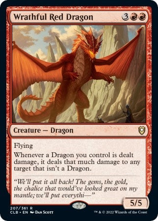 Image for Wrathful Red Dragon (207) [Commander Legends: Battle for Baldur's Gate] - Magic: The Gathering