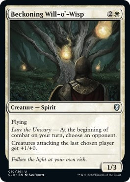 Image for Beckoning Will-o'-Wisp (10) [Commander Legends: Battle for Baldur's Gate] - Magic: The Gathering