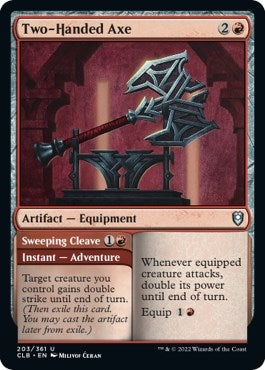 Image for Two-Handed Axe (203) [Commander Legends: Battle for Baldur's Gate] - Magic: The Gathering