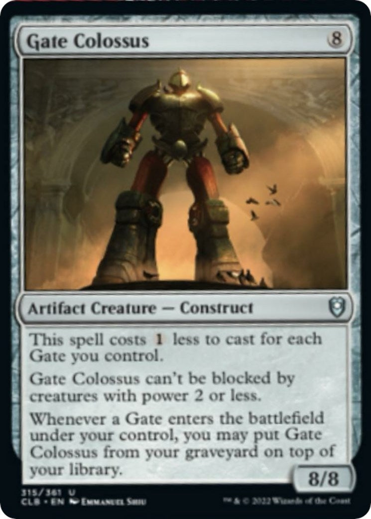 Image for Gate Colossus (315) [Commander Legends: Battle for Baldur's Gate] - Magic: The Gathering