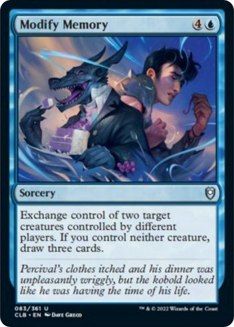 Image for Modify Memory (83) [Commander Legends: Battle for Baldur's Gate] - Magic: The Gathering