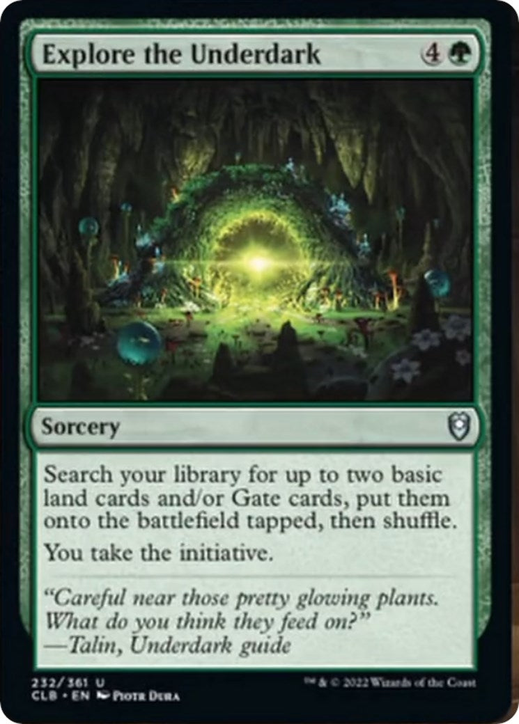 Image for Explore the Underdark (232) [Commander Legends: Battle for Baldur's Gate] - Magic: The Gathering