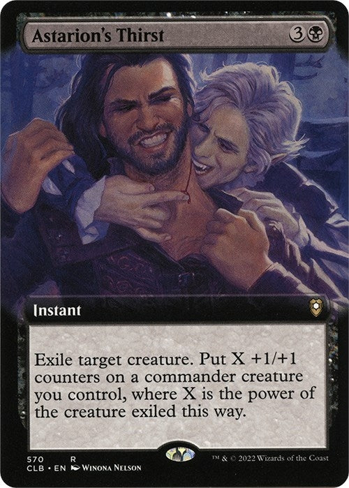 Image for Astarion's Thirst (Extended Art) (570) [Commander Legends: Battle for Baldur's Gate] - Magic: The Gathering
