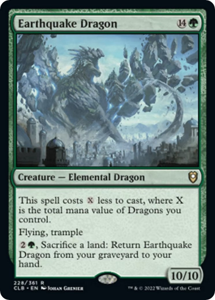 Image for Earthquake Dragon (228) [Commander Legends: Battle for Baldur's Gate] - Magic: The Gathering