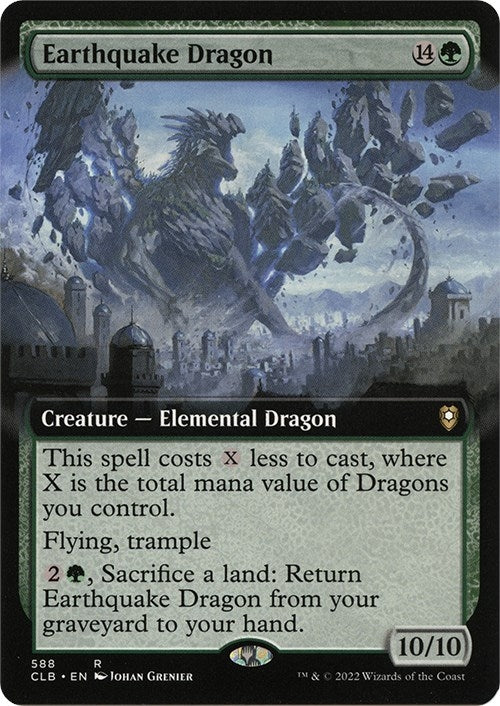 Image for Earthquake Dragon (Extended Art) (588) [Commander Legends: Battle for Baldur's Gate] - Magic: The Gathering