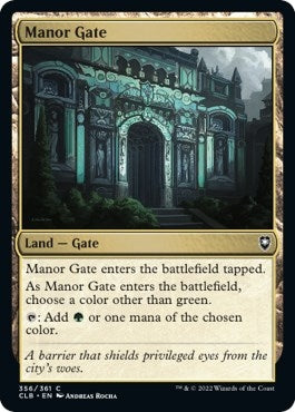 Image for Manor Gate (356) [Commander Legends: Battle for Baldur's Gate] - Magic: The Gathering