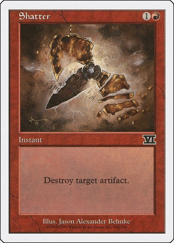 Image for Shatter (204) [Classic Sixth Edition] - Magic: The Gathering
