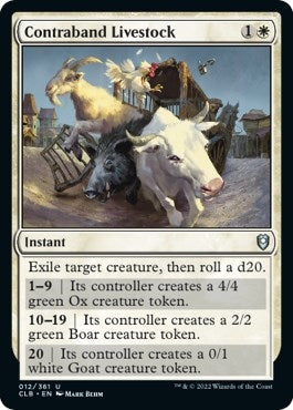 Image for Contraband Livestock (12) [Commander Legends: Battle for Baldur's Gate] - Magic: The Gathering