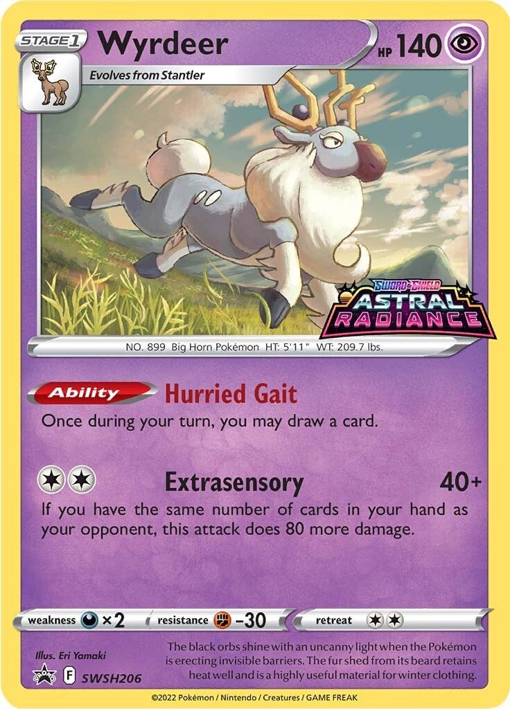 Image for Wyrdeer - SWSH206 (SWSH206) [SWSH: Sword & Shield Promo Cards] - Pokemon