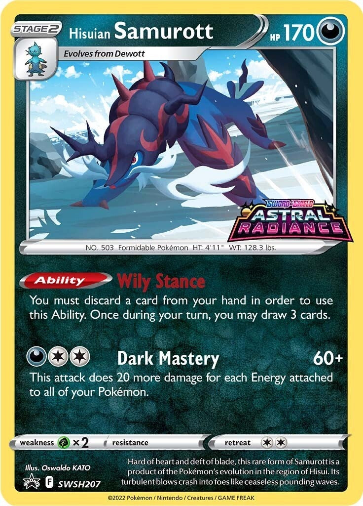 Image for Hisuian Samurott - SWSH207 (SWSH207) [SWSH: Sword & Shield Promo Cards] - Pokemon