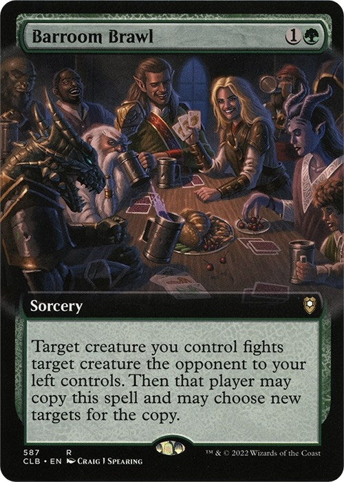 Image for Barroom Brawl (Extended Art) (587) [Commander Legends: Battle for Baldur's Gate] - Magic: The Gathering