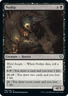 Image for Nothic (138) [Commander Legends: Battle for Baldur's Gate] - Magic: The Gathering