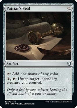 Image for Patriar's Seal (332) [Commander Legends: Battle for Baldur's Gate] - Magic: The Gathering