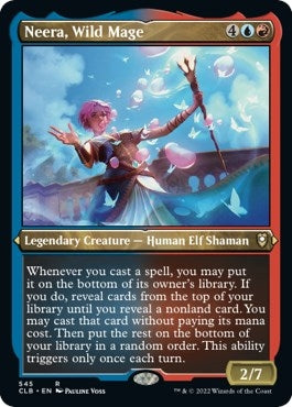Image for Neera, Wild Mage (Foil Etched) (545) [Commander Legends: Battle for Baldur's Gate] - Magic: The Gathering