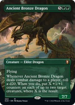 Image for Ancient Bronze Dragon (Borderless) (369) [Commander Legends: Battle for Baldur's Gate] - Magic: The Gathering