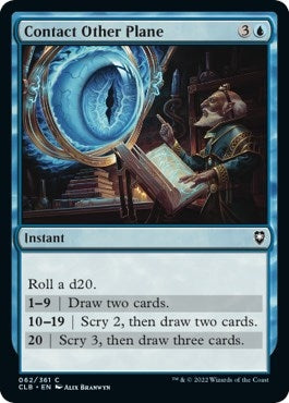 Image for Contact Other Plane (62) [Commander Legends: Battle for Baldur's Gate] - Magic: The Gathering