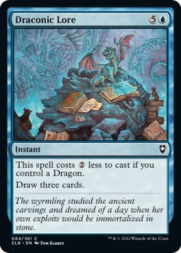 Image for Draconic Lore (64) [Commander Legends: Battle for Baldur's Gate] - Magic: The Gathering