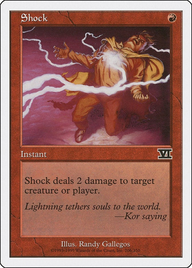 Image for Shock (206) [Classic Sixth Edition] - Magic: The Gathering