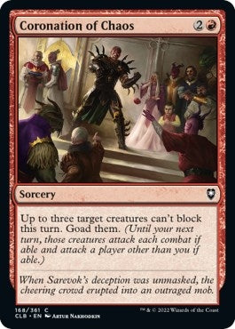 Image for Coronation of Chaos (168) [Commander Legends: Battle for Baldur's Gate] - Magic: The Gathering